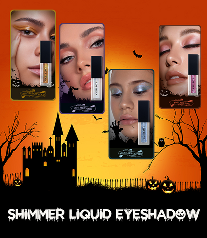 Halloween 4PCS Glitter Liquid Eyeshadow Set