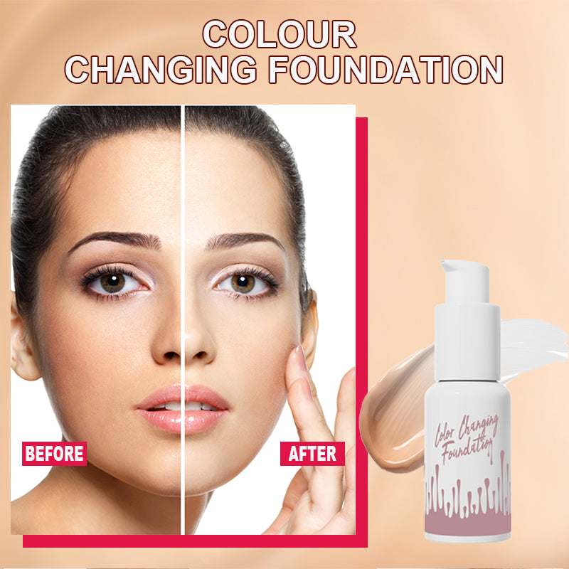 Color Changing Liquid Foundation BB Cream 24Hour Full Coverage