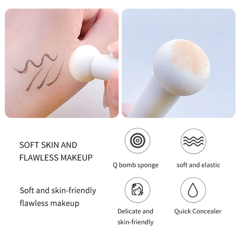 Mushroom & Double-Headed Concealer Brush