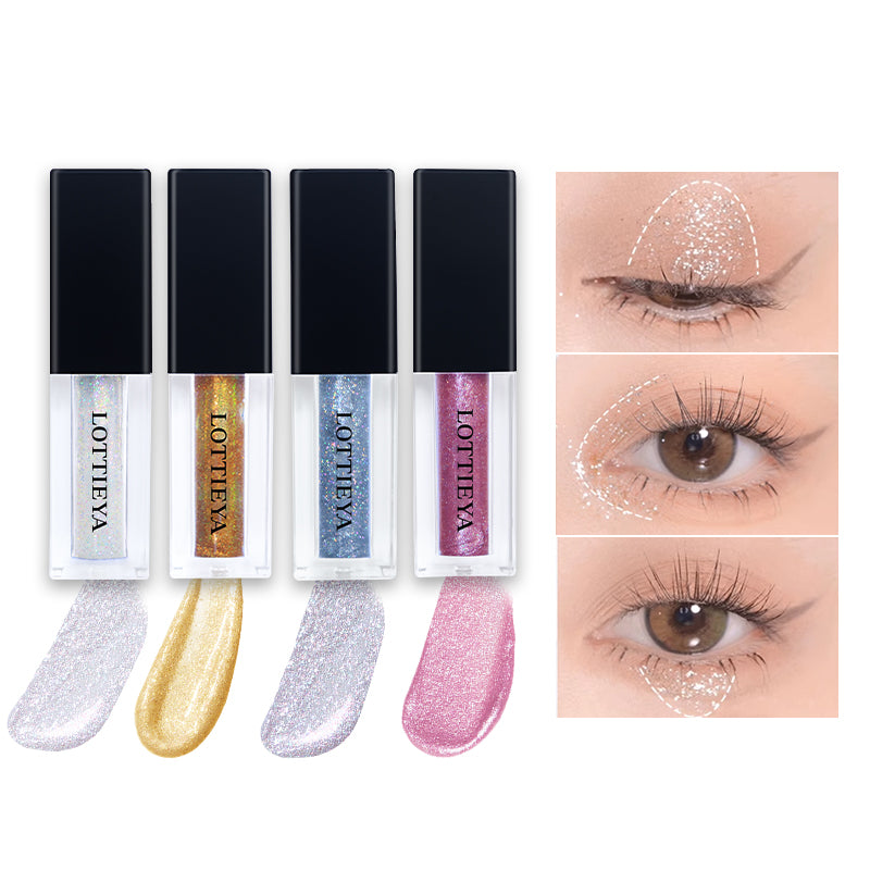 Halloween 4PCS Glitter Liquid Eyeshadow Set