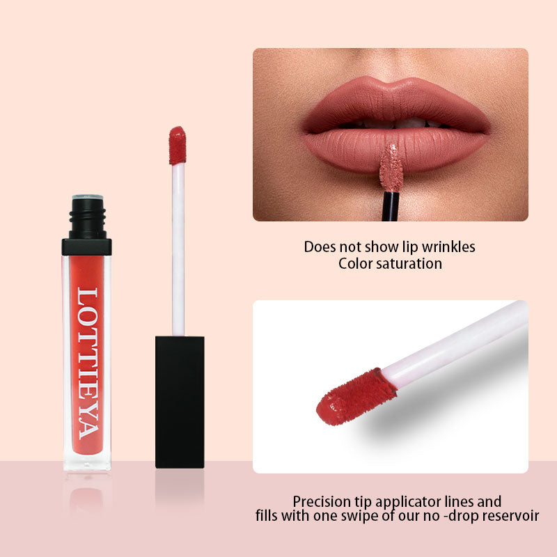 Non-Stick Waterproof Matte Liquid Lipstick