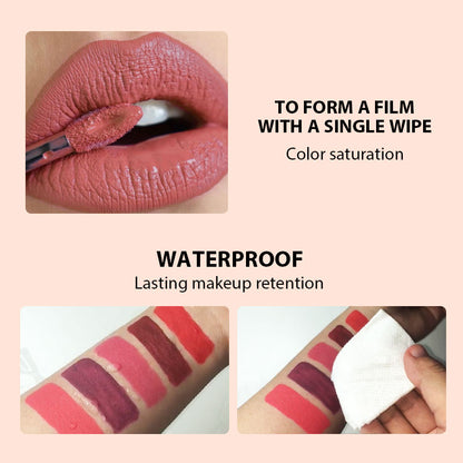 Non-Stick Waterproof Matte Liquid Lipstick